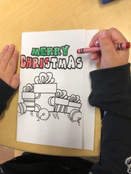 Christmas cards for ill student